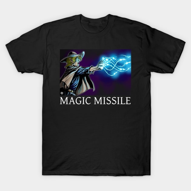 Caverns & Creatures: Magic Missile T-Shirt by robertbevan